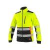 CXS BENSON HI-VIS bunda softshellová - Žlutá/Černá