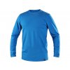 CXS SIMON tričko dlouhý rukáv - Modrá Azurová