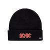 ACDC BEANIE čepice - Černá/Růžová