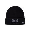 ACDC BEANIE čepice - Černá/Bílá