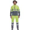 GRANADA HI-VIS bunda softshellová - Žlutá/Šedá