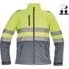 GRANADA HI-VIS bunda softshellová - Žlutá/Šedá