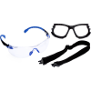 3M Solus 1101SGAFKT - KIT brýle ochranné set - Čirá/Modro/Černý rám