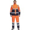HELLIN HI-VIS vesta zateplená pánská - Oranžová/Navy