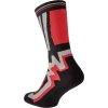 KNOXFIELD LONG ponožky - Černá/Červená