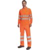 LUGO HI-VIS polokošile dlouhý rukáv - Oranžová