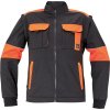 MAX VIVO 2v1 bunda blůza pracovní - Černá/Oranžová