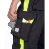 ARDON®NEON kalhoty s laclem - Černá/Žlutá