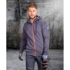 ARDON®M003 mikina s kapucí - Šedá/Červená - DOPRODEJ