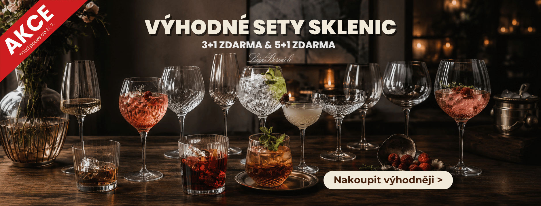 Akční sety Luigi Bormioli