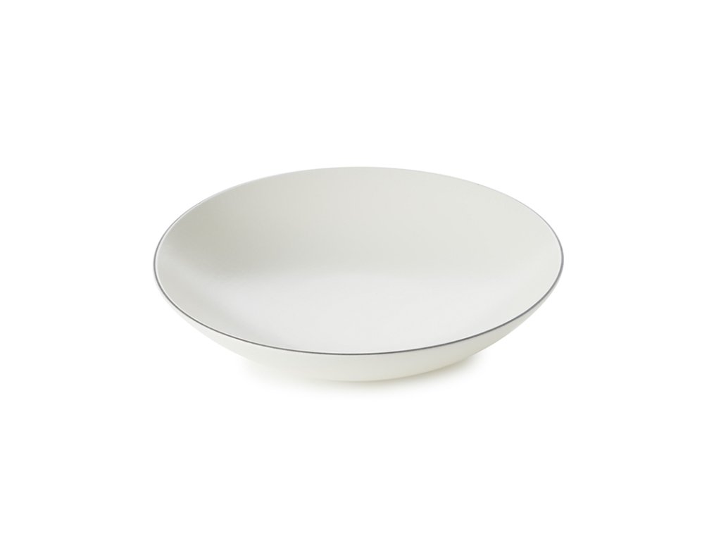 EQUINOXE talíř hluboký pr. 24 cm, White Cotton, pr. 19 cm, porcelán, Repollo, Revol,