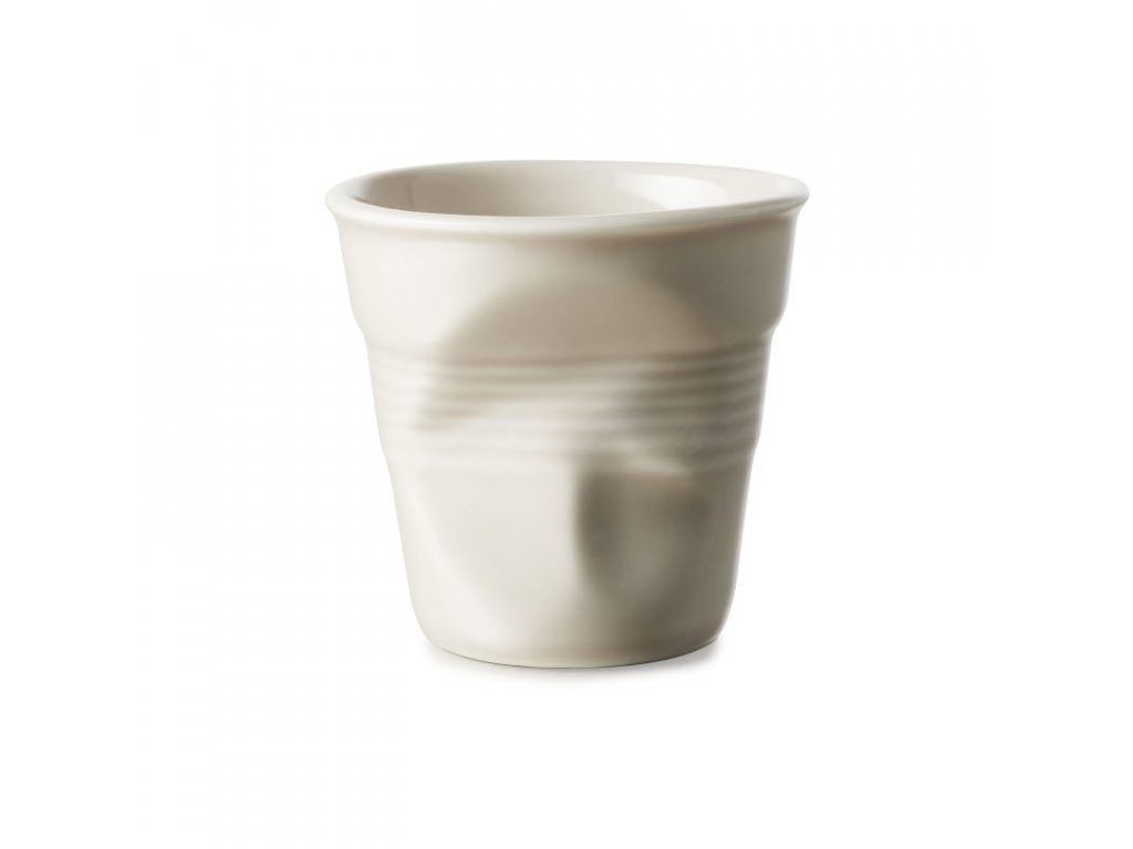 Froissés hrnek na kávu 180 ml, šedý oblázek, Repollo, Revol, Froissés hrnek na kávu