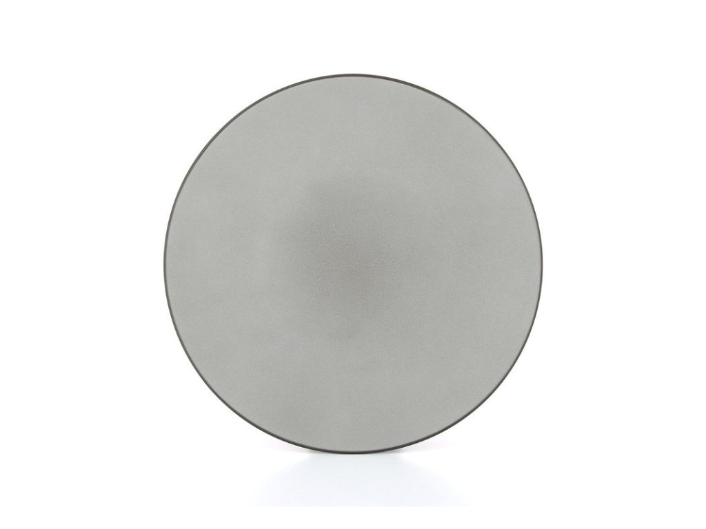 Equinoxe talíř klubový šedý, pr. 31.5 cm, porcelán, Repollo, Revol,