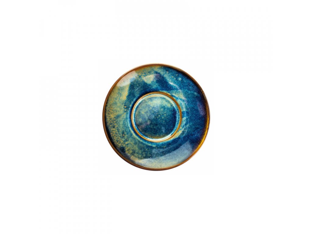 Deep blue podšálek pr. 13 cm, Repollo, Verlo,