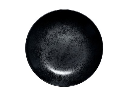 Karbon hluboký talíř pr. 28 cm, porcelán, černá, Repollo, RAK Porcelain,