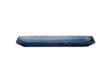 Deep Blue podnos obdélný 30,5 × 14 cm, modrý