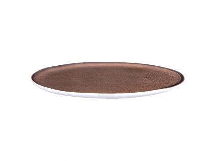 Eter talíř dezertní pr. 12 cm, bílohnědý, Repollo, Verlo,