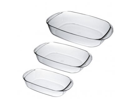 Skleněné zapékací mísy, 2 500 ml, 3 750 ml, 4 800 ml, Repollo, Duralex,