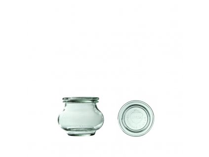 Selská zavařovací sklenice s víčkem WECK 220 ml, Repollo, WECK,