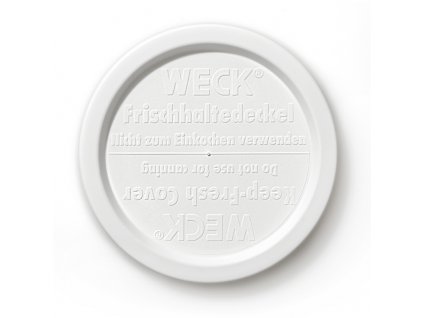 Víčko plastové Keep Fresh ke sklenicím WECK 100 mm, 5 ks