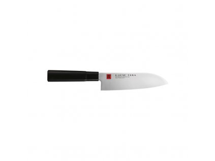 Nůž Santoku Tora, 16,5 cm, černý