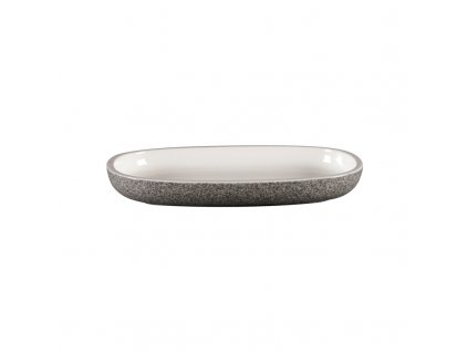 Ease talíř oválný 22.5 cm, dual, porcelán, Repollo, RAK Porcelain,
