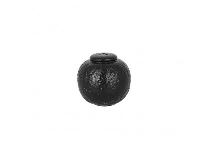 Roks solnička 4.5 cm, černá, porcelán, Repollo, RAK Porcelain,