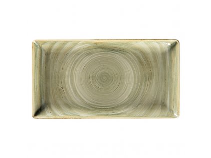 Spot talíř obdélný 33,5 x 18 cm, smaragdový