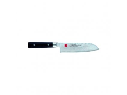 Nůž Santoku VG10, 18 cm, černý, Repollo, Kasumi,