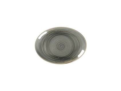 Spot talíř oválný 21 x 15 cm, olivínový, porcelán, Repollo, RAK Porcelain,