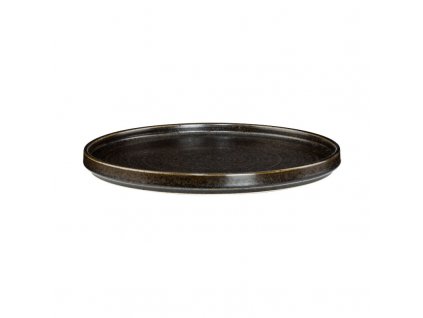 Iron talíř mělký pr. 30 cm, černá, porcelán, Repollo, Verlo,