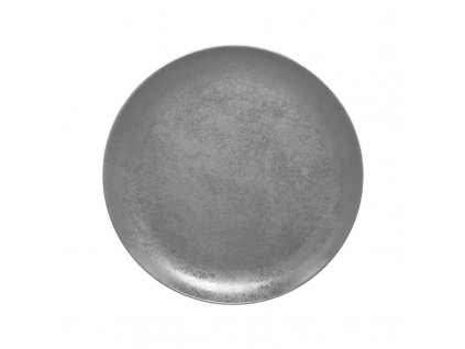 Shale talíř mělký pr. 27 cm, šedý, porcelán, Repollo, RAK Porcelain,