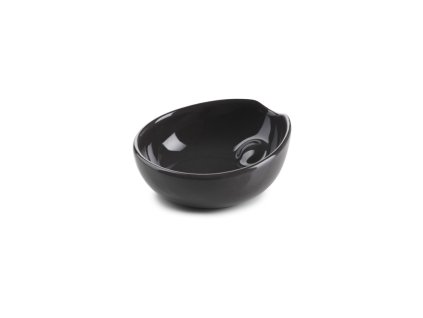 Impulse miska černá 8 × 7 cm, Repollo, porcelán, Revol,