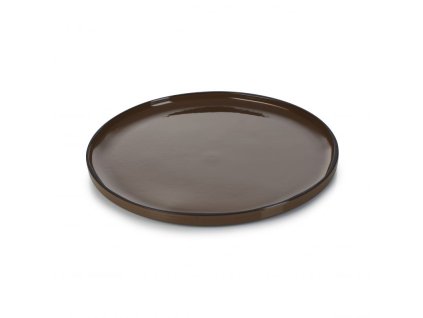 Caractére talíř mělký pr. 30 cm, tmavěhnědý, Repollo, Revol,