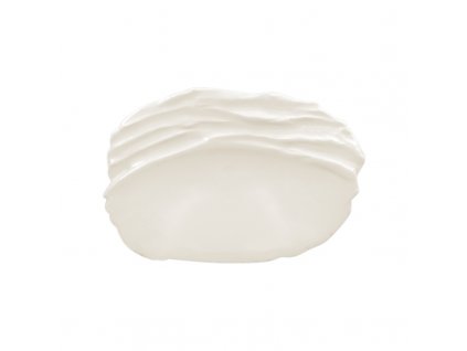 Sketches talíř mělký reliéfní pr. 27 cm, bílý, porcelán, Repollo, Rak Porcelain,