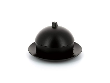Equinoxe Dim Sum set černá, pr. 22 cm, porcelán, Repollo, Revol,