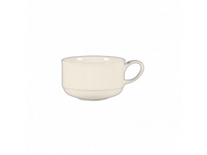 Bravura šálek na čaj stohovatelný 250 ml, bílý, Repollo, RAK Porcelain,