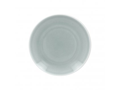 Vintage talíř mělký pr. 24 cm, modrý
