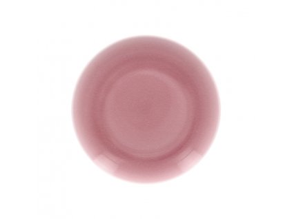 Vintage talíř mělký pr. 24 cm, růžový