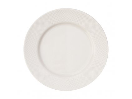 Norwich talíř mělký pr. 23 cm, bílý, porcelán, Repollo, Verlo,
