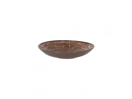 Woodart talíř hluboký pr. 23 cm, tmavěhnědý