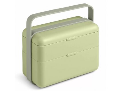Bauletto lunchbox velký, zelený, Repollo, Blim+,