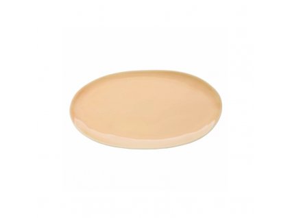 Eter talíř oválný 26.5 × 14 cm, lososový, Repollo, Verlo,