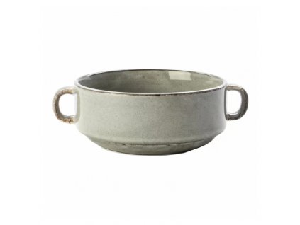 Wikle miska na polévku 320 ml, porcelán, šedá, Repollo, Verlo,