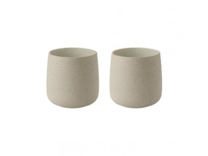 Hrníček Emma 220 ml, šedý, sada 2 ks, Repollo, Stelton,