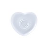 Cliché podšálek ve tvaru srdce, bílý podšálek, Repollo, RAK Porcelain,