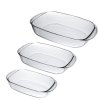 Skleněné zapékací mísy, 2 500 ml, 3 750 ml, 4 800 ml, Repollo, Duralex,