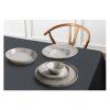 Wikle talíř mělký pr. 21 cm, porcelán, šedá, Repollo, Verlo,