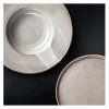 Wikle talíř mělký pr. 21 cm, porcelán, šedá, Repollo, Verlo,