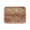 Podnos Madeira olivové dřevo 36 × 46 cm, Repollo, Cambro,
